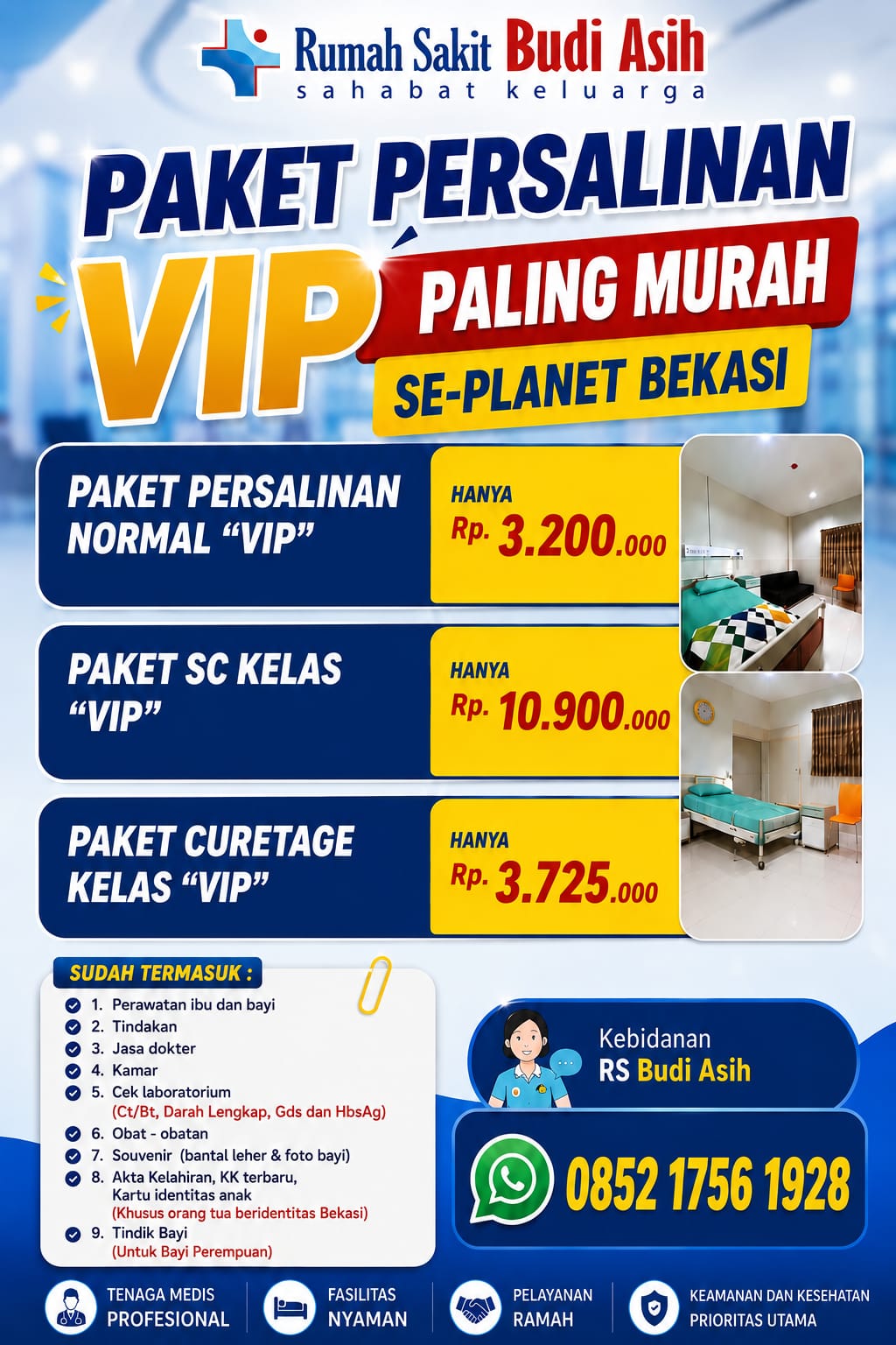 PAKET PERSALINAN VIP